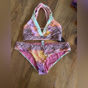 MAAJI Bikini top S bottoms M perfect condition smoke pet free home